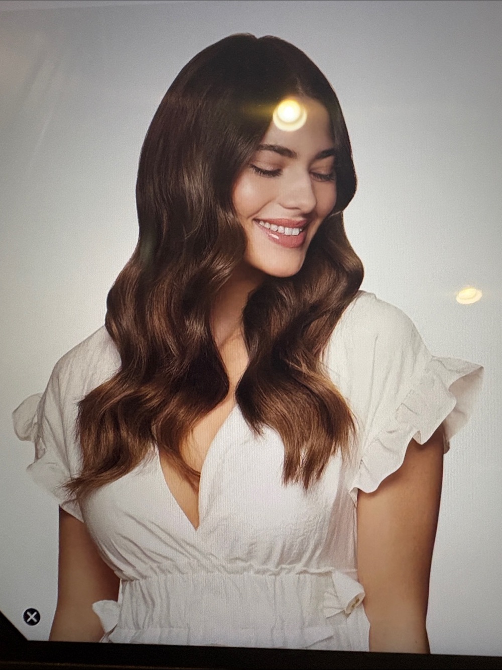 Luxy hair Extensions 16" Seamless Chocolate Brown Balayage Clip-Ins (160g)